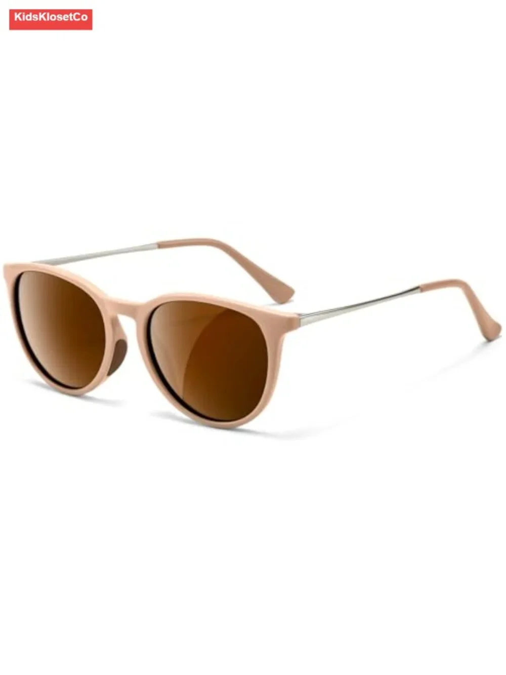 Junior Kids Polarized Sunglasses Vintage Round UV400 Protection